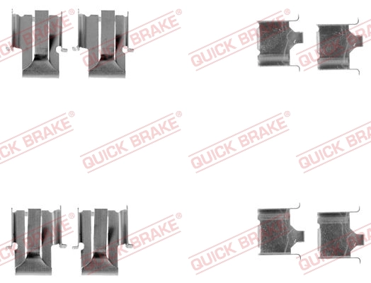 Accessory Kit, disc brake pad